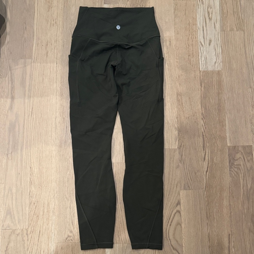 Lululemon Athletica Dark Green Leggings size 4